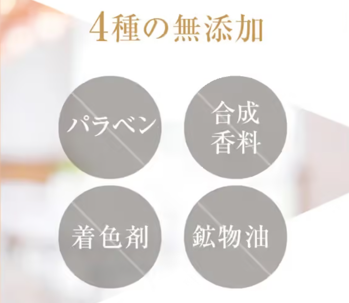 配合していない成分